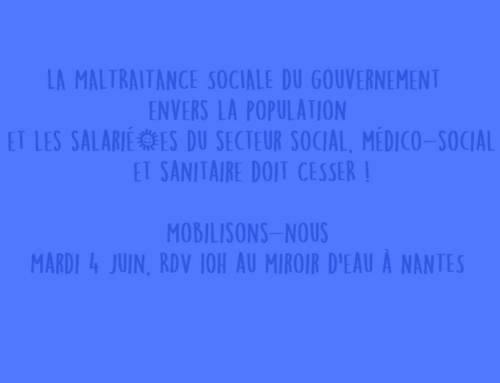 4 juin à Nantes – Urgence sociale, médico-sociale et sanitaire