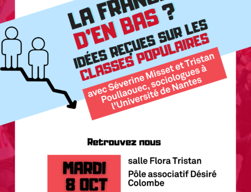 8 octobre : Conférence avec Séverine Misset et Tristan Poullaouec