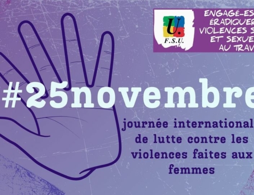 25 Novembre : Journée internationale pour l’élimination des violences faites aux femmes