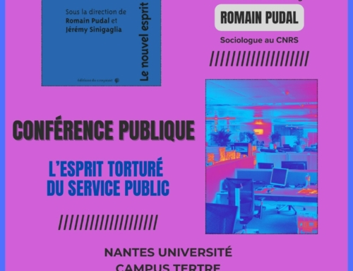 Conférence publique : L’esprit torturé du service public  – 27 mars 2025 – 18h  Nantes Université, campus Tertre