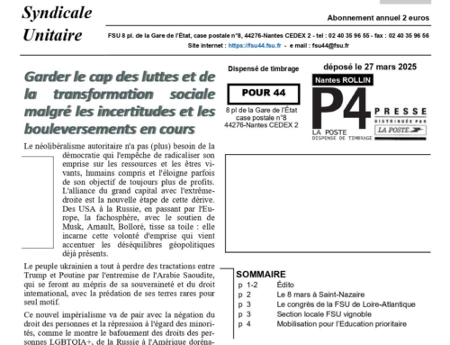 POUR44 – N°128 (Mars 2025)