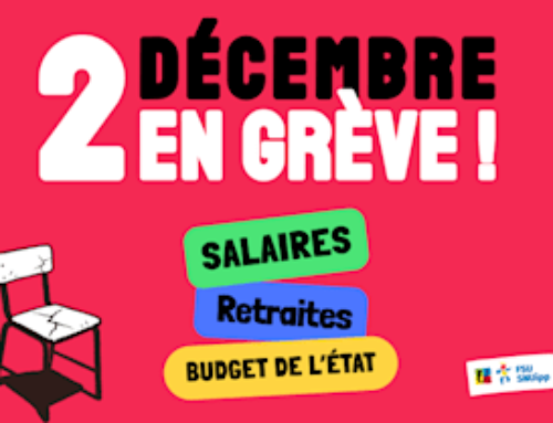 Le 2 décembre toutes et tous mobilisé·es contre l’austérité et pour nos salaires