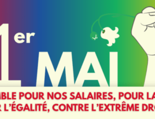 Un 1er mai combatif pour les travailleur·euses et contre le libéralisme autoritaire. 